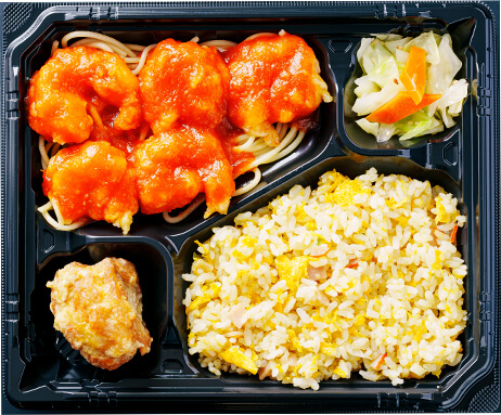 エビチリチャーハン弁当