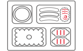当日お弁当を作成