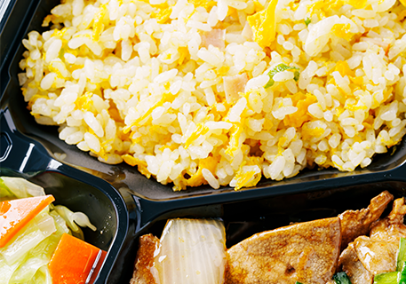 ニラレバチャーハン弁当